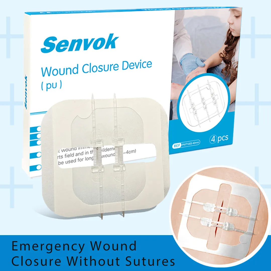 DISPOSITIVO DE CIERRE DE HERIDAS SIN SUTURAS X 10 UNDS