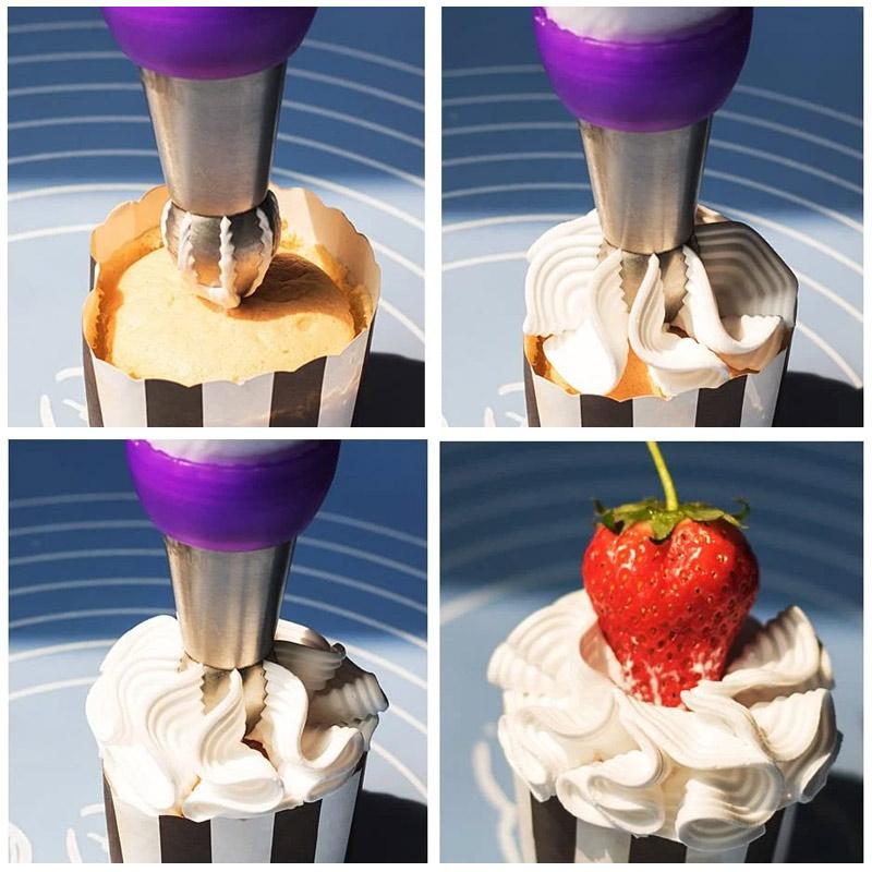 Juego de 8 herramientas para decoración de pasteles