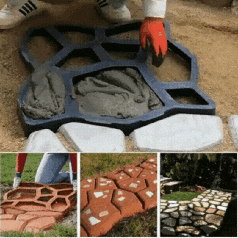 MOLDE PARA CONSTRUCCIÓN DE CAMINO