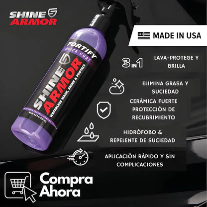 Shine Armor Abrillantador de Carros Premium