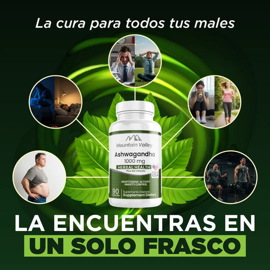 MOUNTAIN VALLEY X 90 CON ASHWAGANDHA Y SIN AZUCAR
