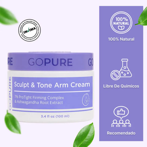 Crema para la flacidez de brazos y abdomen