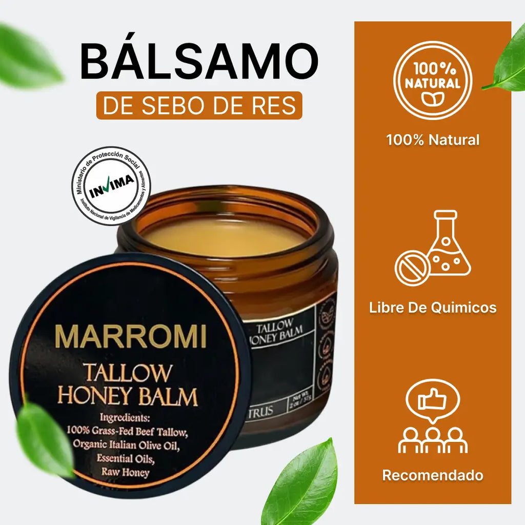 Cebo de Res con miel - Elimina las imperfecciones del rostro