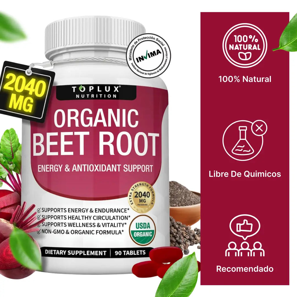 Beet Root - Mejora tu circulación y protege tu corazón